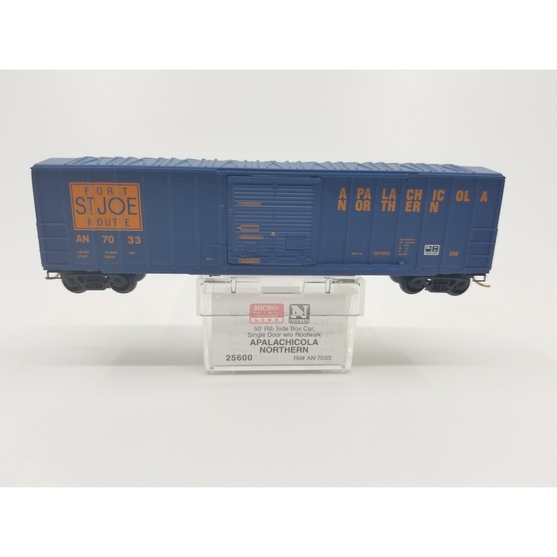 Micro-Trains 02500600 N Apalachicola Northern 50′ SD Ribside Boxcar #7033 LN/Box
