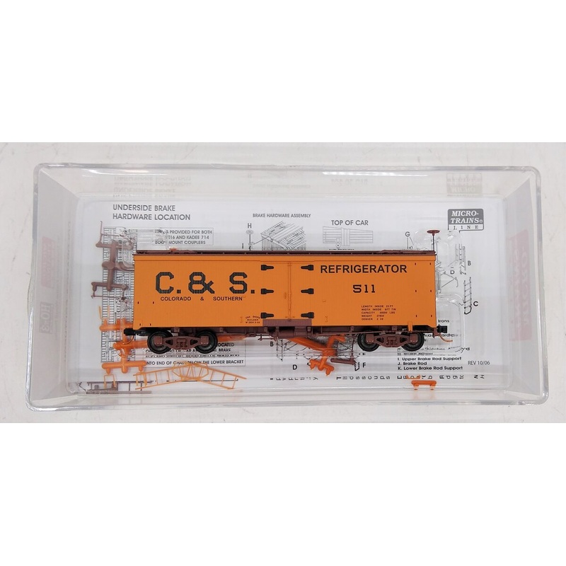 Micro-Trains 85000070 HOn3 Colorado & Southern 30′ Composite Frame Reefer #511 MT/Box