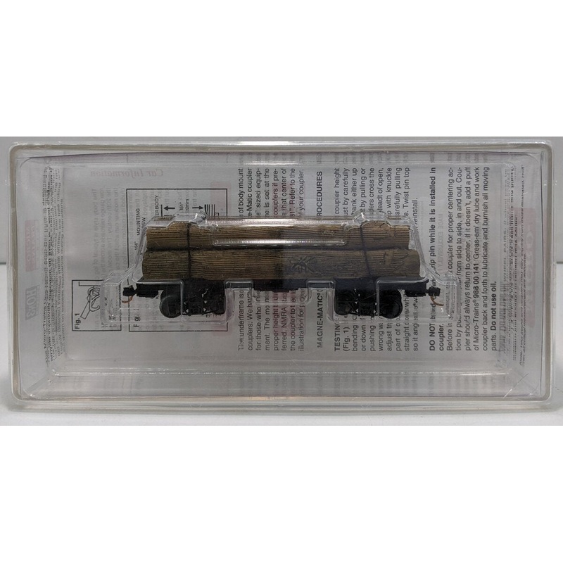 Micro-Trains 86500010 HOn3 (1:87) Scale 30′ Log Car MT/Box