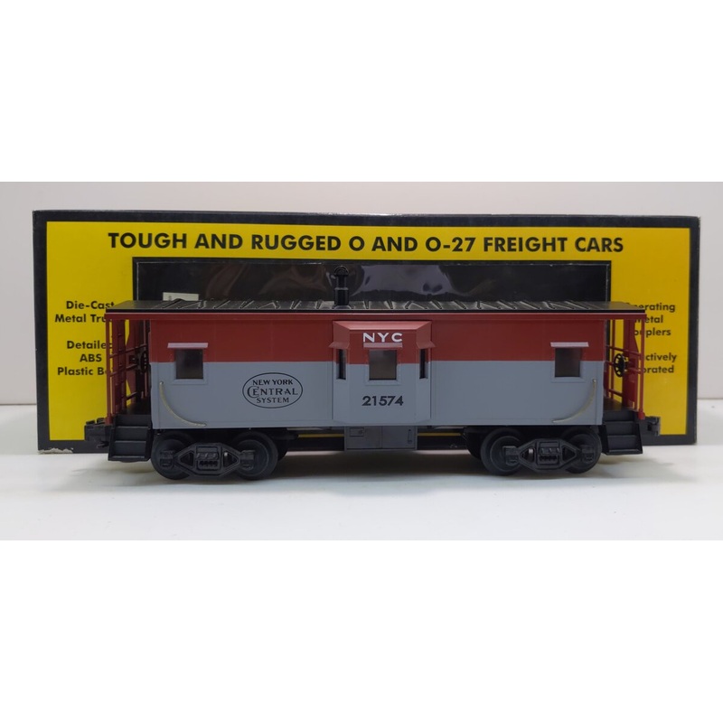 MTH 30-7712 O Gauge New York Central Pacemaker Bay Window Caboose #21574 EX/Box