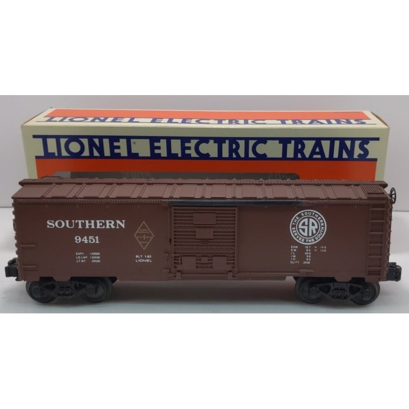 Lionel 6-9451 O Gauge Southern Famous American Railroad Boxcar LN/Box
