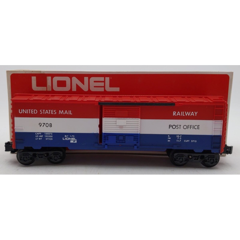 Lionel 6-9708 O Gauge United States Mail Boxcar LN/Box