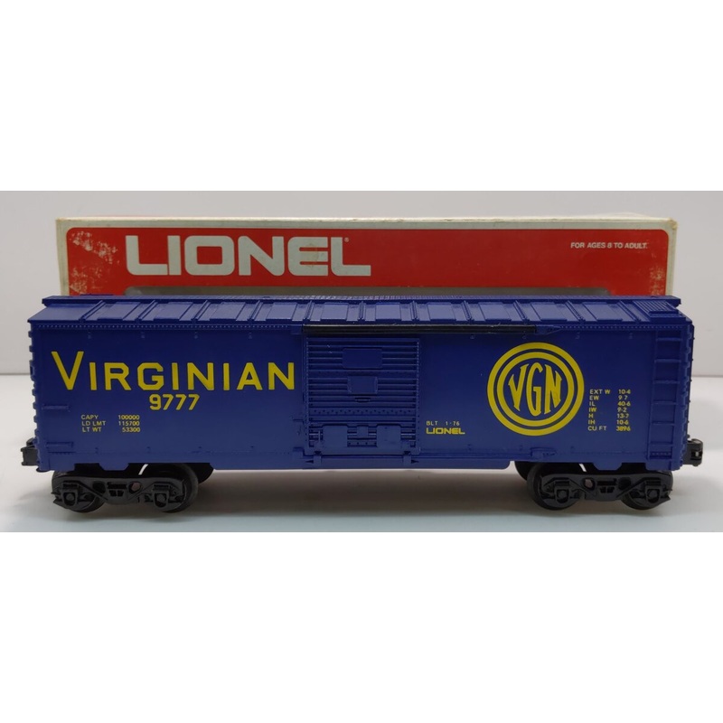 Lionel 6-9777 O Gauge Virginian Boxcar VG/Box