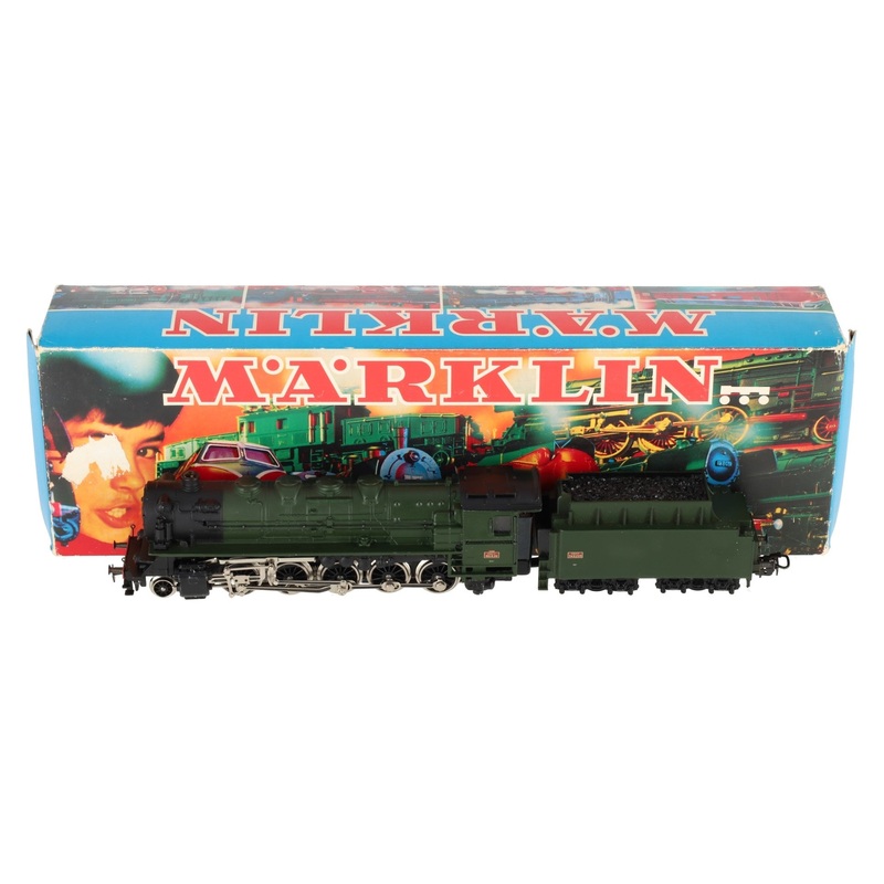 Marklin 3046 HO Scale SNCF 2-10-0 Steam Locomotive & Tender #150×29 LN/Box