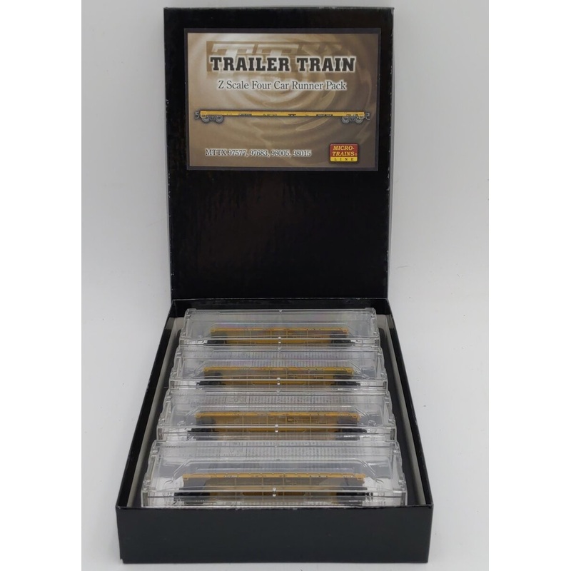 Micro-Trains 99400002 Z Trailer Train Co 60′ Flat Car Runner Pack (Set of 4) LN/Box