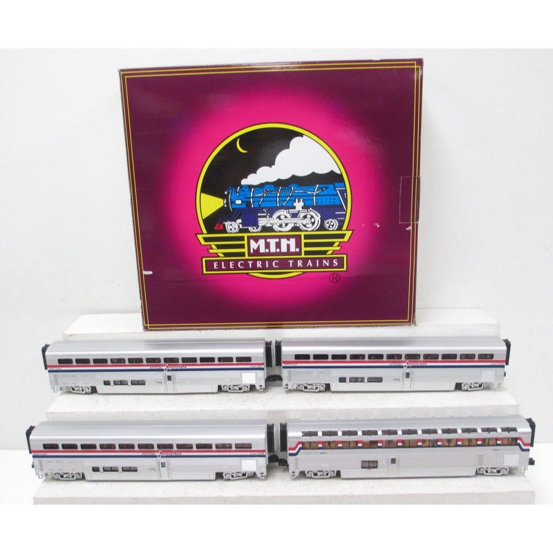 MTH 20-65232 Amtrak Premier Superliner Passenger Car Set NIB