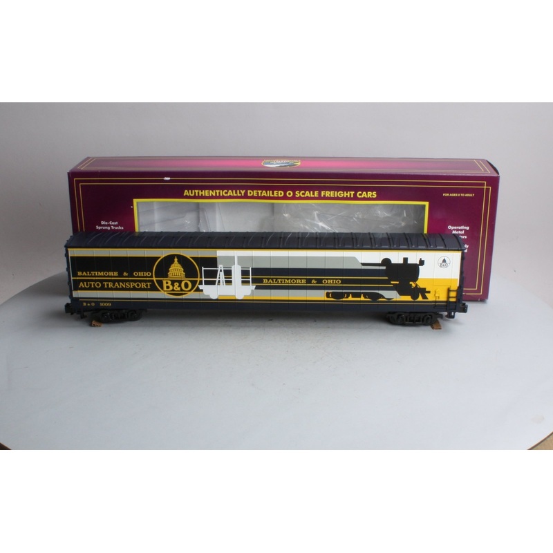 MTH 20-98347 O Baltimore & Ohio 75′ Auto Carrier #1009 EX/Box