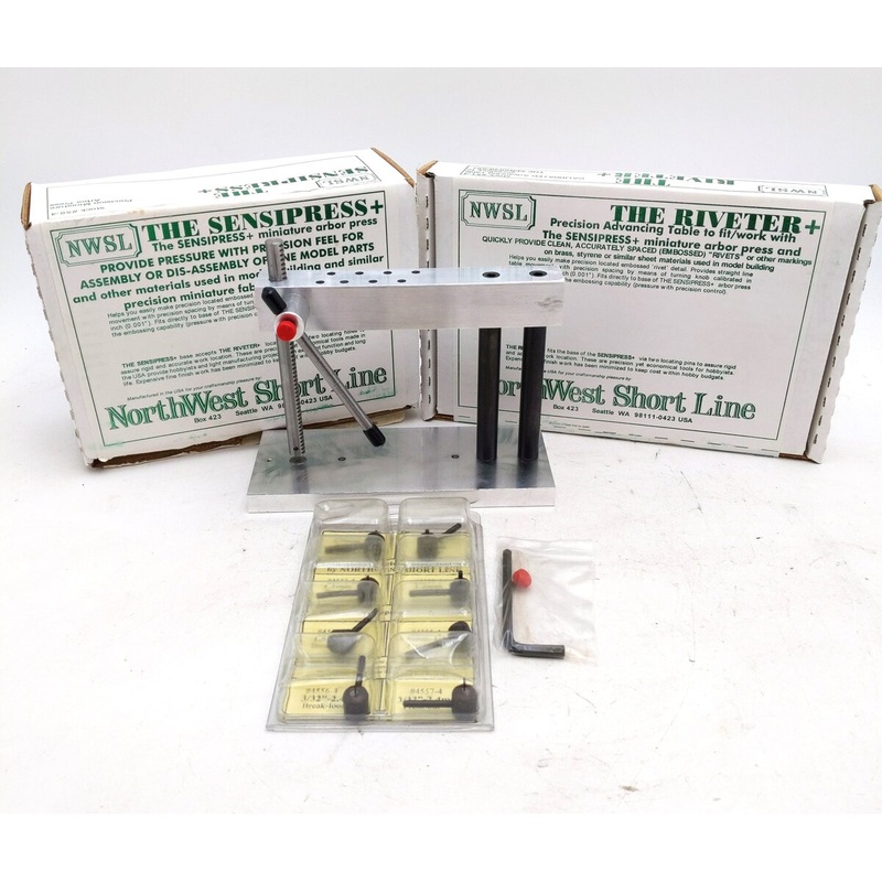 Northwest Short Line 50-4 The Sensipress+ Arbor Punch Press w/Riveter NIB