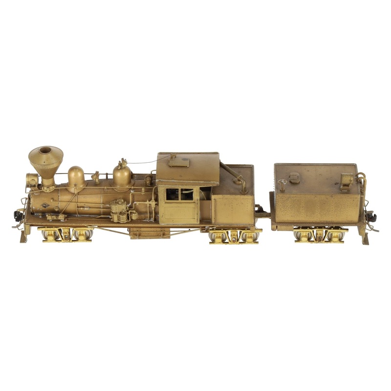 Pacific Fast Mail HO BRASS 3-Truck Class B Shay Locomotive -Unpainted VG