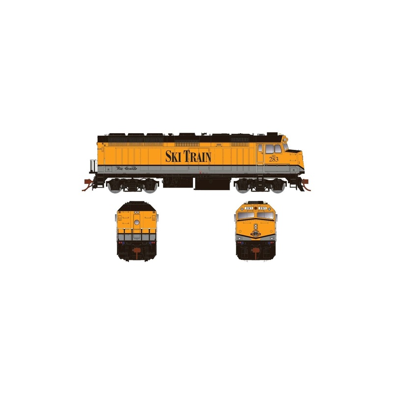 Rapido Trains 83612 HO DRGW EMD F40PH Ph2 Diesel Loco with ESU LokSound DCC #283 MT/Box