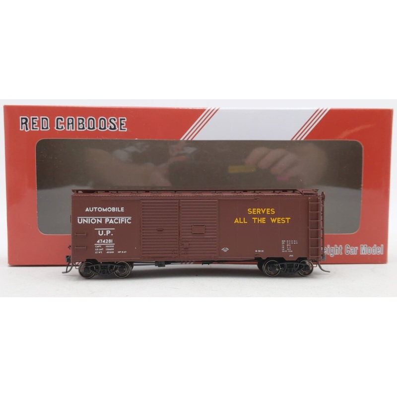 Red Caboose RR-38540-18 HO Union Pacific AAR Double Door Boxcar #474281 LN/Box