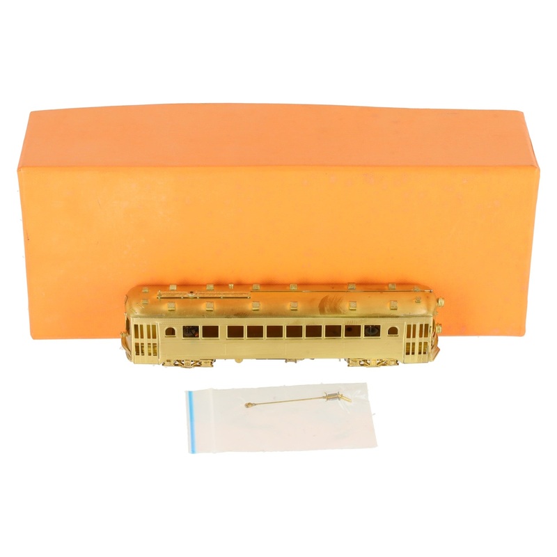 The Car Works HO BRASS Dayton & Troy Speed Rail Curvesider -Unpainted LN/Box