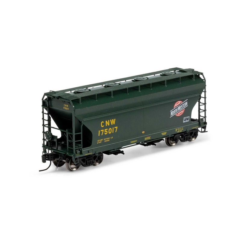 Athearn ATHG-1281 HO Chicago & North Western CNW ACF 2970 Covered Hopper #175017