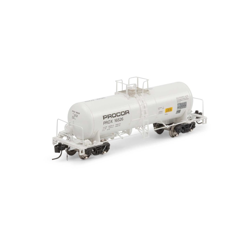 Athearn ATHGN15323 N PROX White 13,600-Gallon Acid Tank #16526