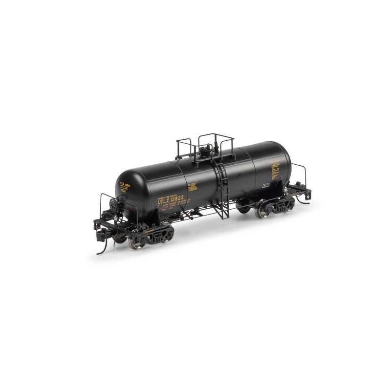 Athearn ATHGN15326 N UTLX Black 13,600-Gallon Acid Tank #13833
