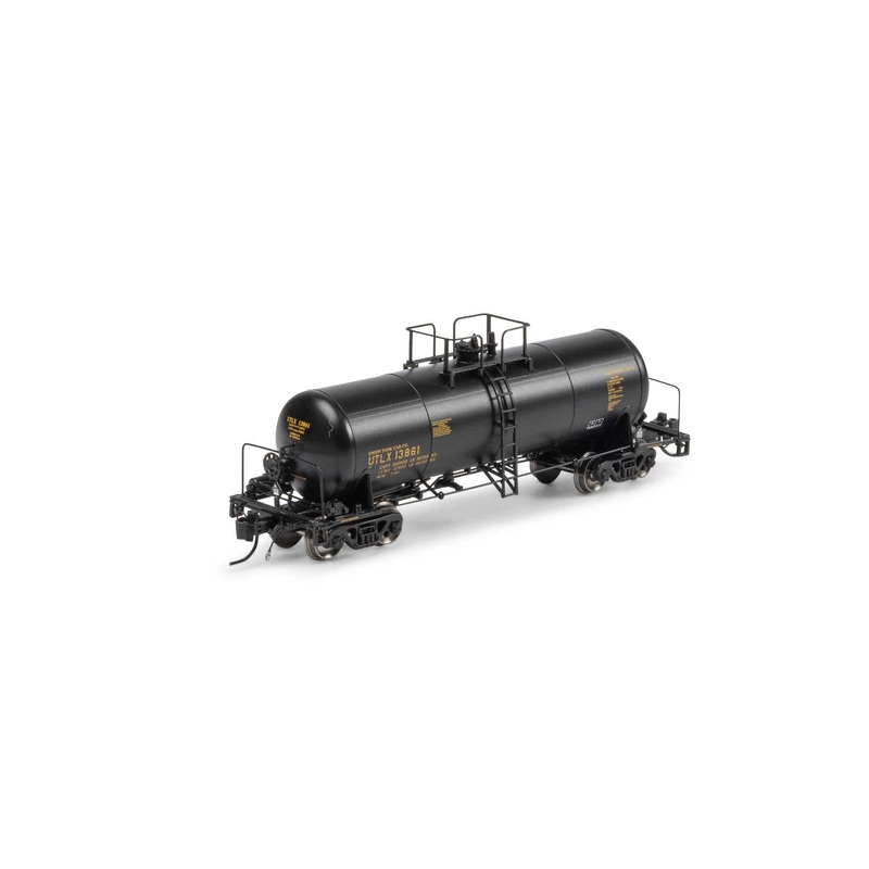Athearn ATHGN15327 N UTLX Black 13,600-Gallon Acid Tank #13861