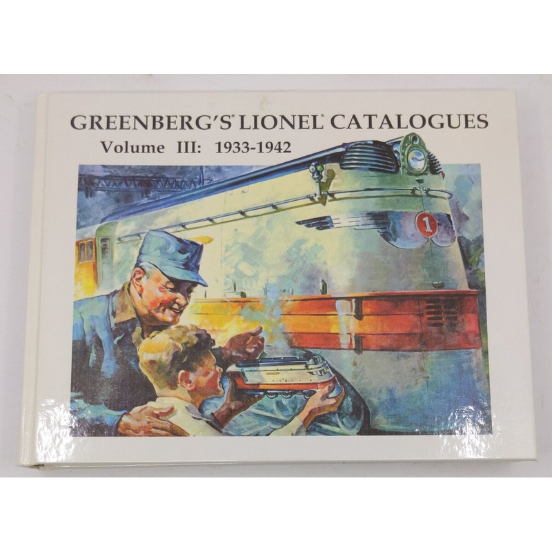 Greenberg’s Lionel Catalogue Book 1933-1942 Hardcover Book By Bruce C. Greenberg EX