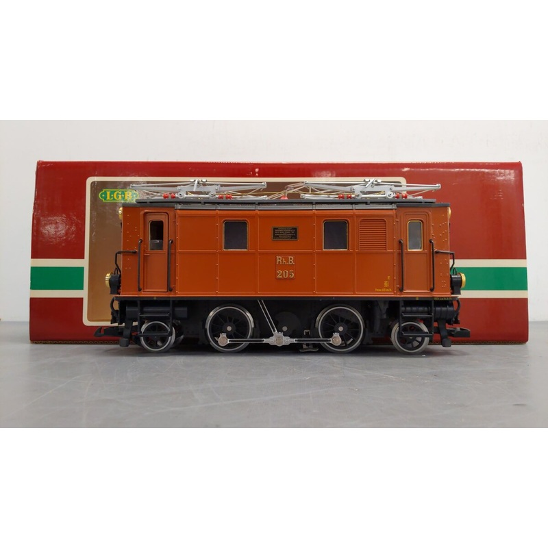 LGB 2045 G Scale RhB Electric Locomotive #205 EX/Box