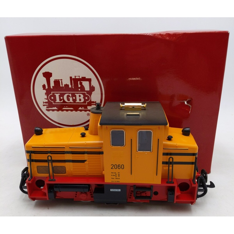 LGB 2060H Yellow Diesel Locomotive with Horn EX/Box