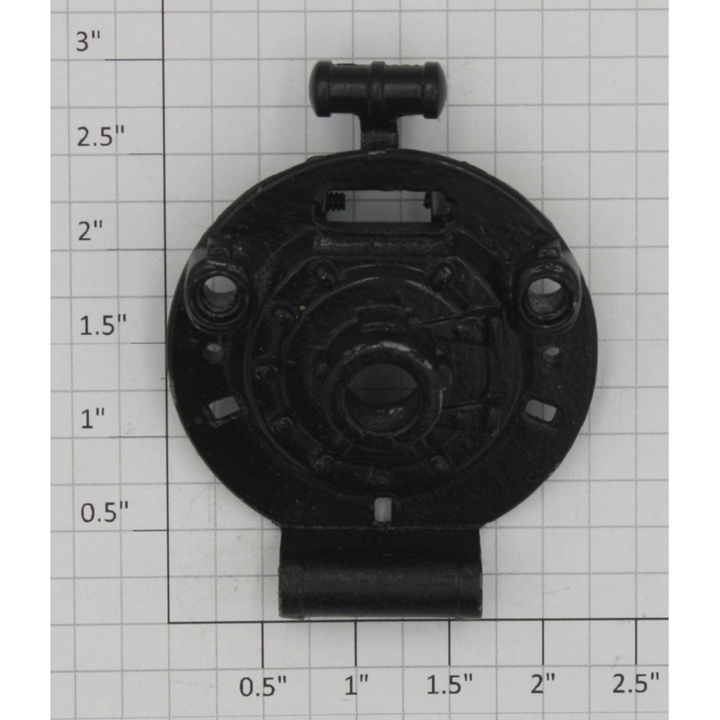 Lionel 385E-51A 385 / 1835 Black Boiler Front with Spring Latch – Repainted