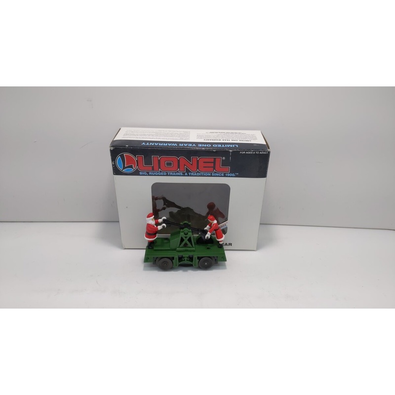 Lionel 6-18403 O Gauge Operating Santa Hand Car – Green LN/Box