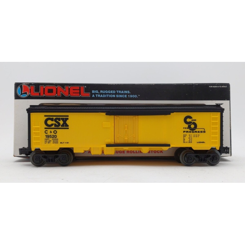 Lionel 6-19520 O Gauge CSX Reefer Car #19520 EX/Box