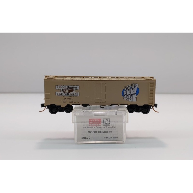 Micro-Trains 05900570 N Good Humor 40′ Steel Side Ice Reefer #6002 LN/Box