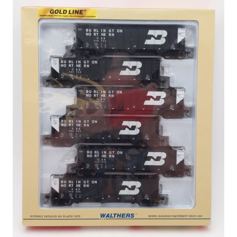 Walthers 932-7876 HO BN Bethlehem 3-Bay Hopper (Pack of 6) MT/Box