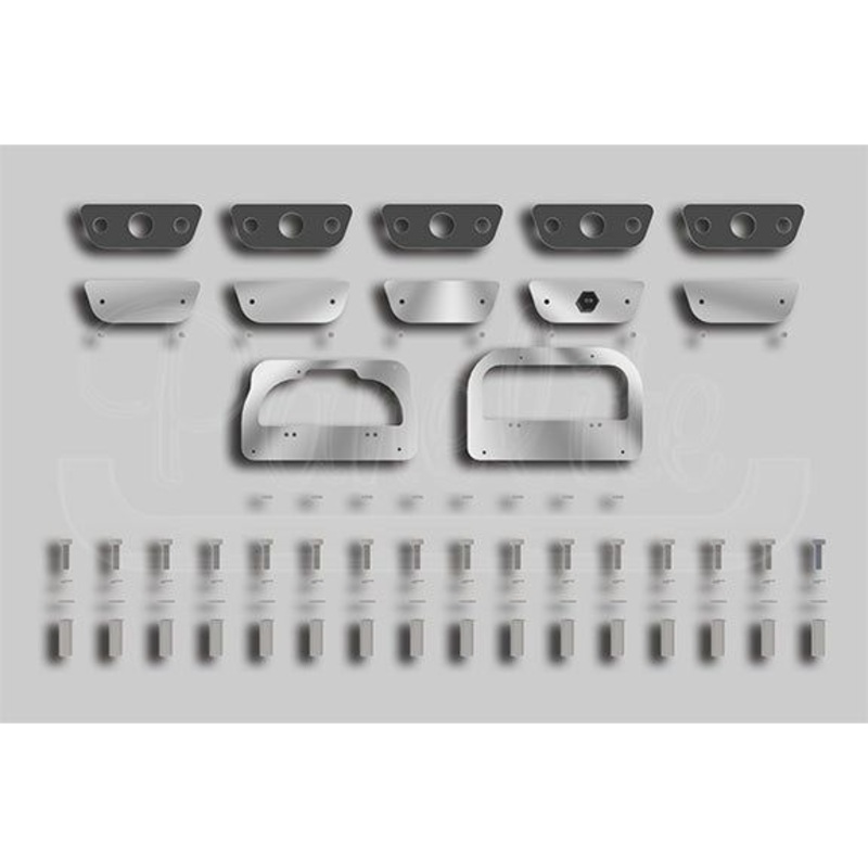 10011788 INSTALL KIT – SUNVISOR, KW T680/880/W990 MID ROOF, W/O OE VISOR