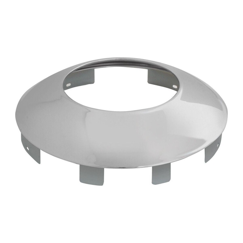 10775 stainless steel front hubdometer semi truck hub cap universal 1 lip 10775