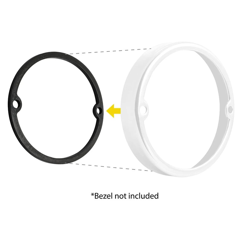 #92525 Black Flat Rubber Lens Gasket for watermelon light