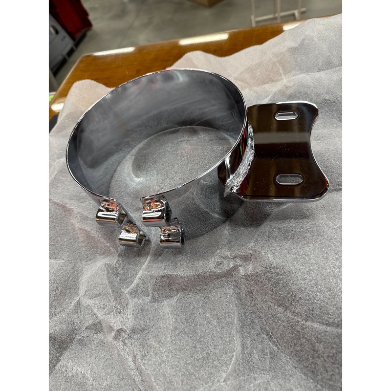 DP-50BJ-WSH700SCP 7 Mounting Clamp (3 3/8)- Western Star, Wide Band Butt Joint (Hertigage Only)