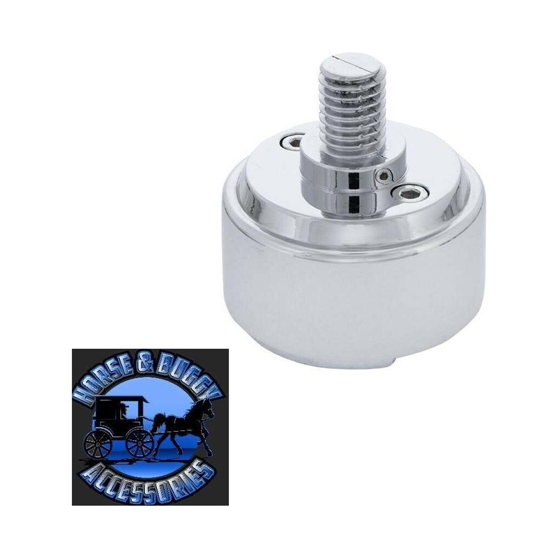 #70799 1/2-13 Thread-On 9/10 speed Shift Knob Chrome Mounting Adapter