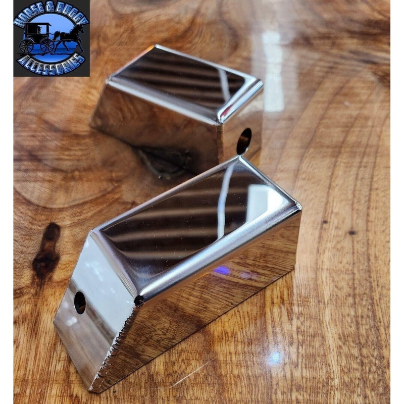 SS-1062 universal angled mirror brackets for stud mount lights Peterbilt Kenworth