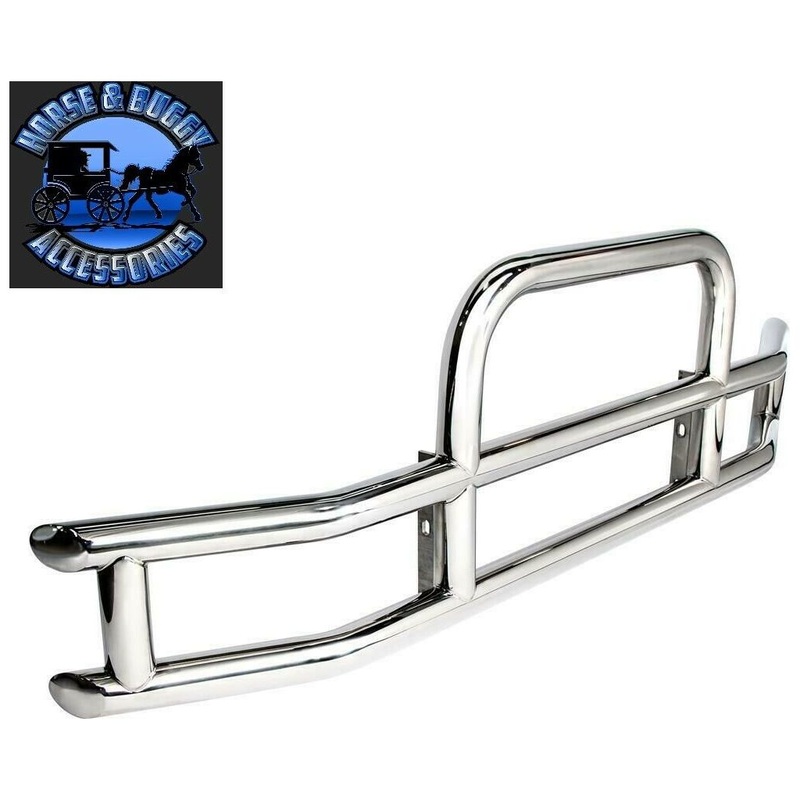 universal 304 polished stainless small cattle deer moose guard bumper #80000