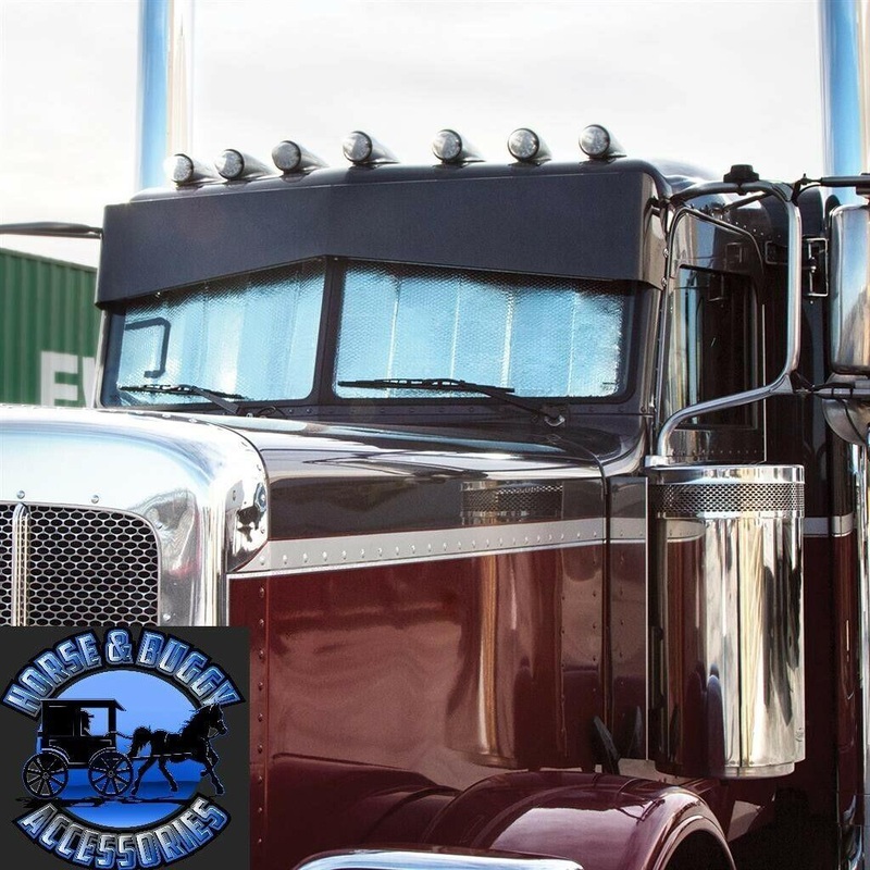 WINDSHIELD SUNSHADE FOR PETERBILT 567 (2015-2021), 379 (1987-2007), & 359 (1967-1987) #98994