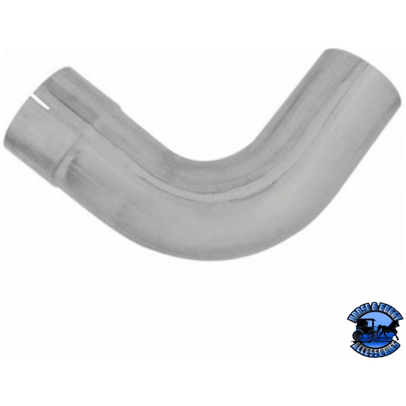 ALUMINIZED 90 DEGREE EXHAUST ELBOW FOR PETERBILT 379 #PB379-13433