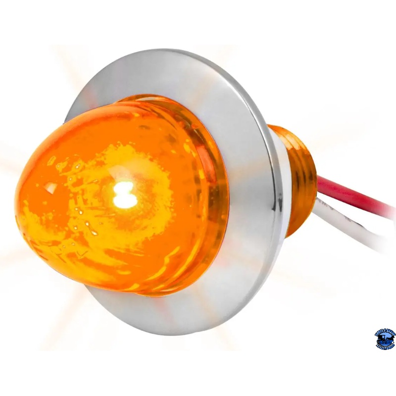 Grand General 1 Mini Push/Screw watermelon LED  Light With Chrome Plastic Bezel