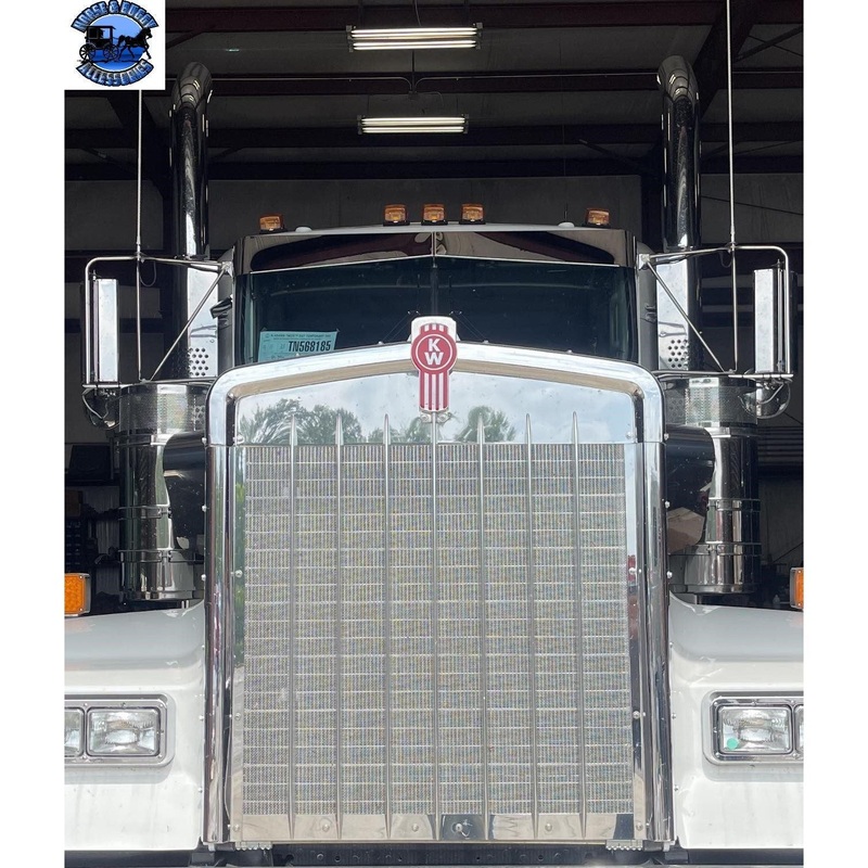 Rollin low Kenworth (COLT) 8 x 5 bowtie visor fits-aero cab models #2024