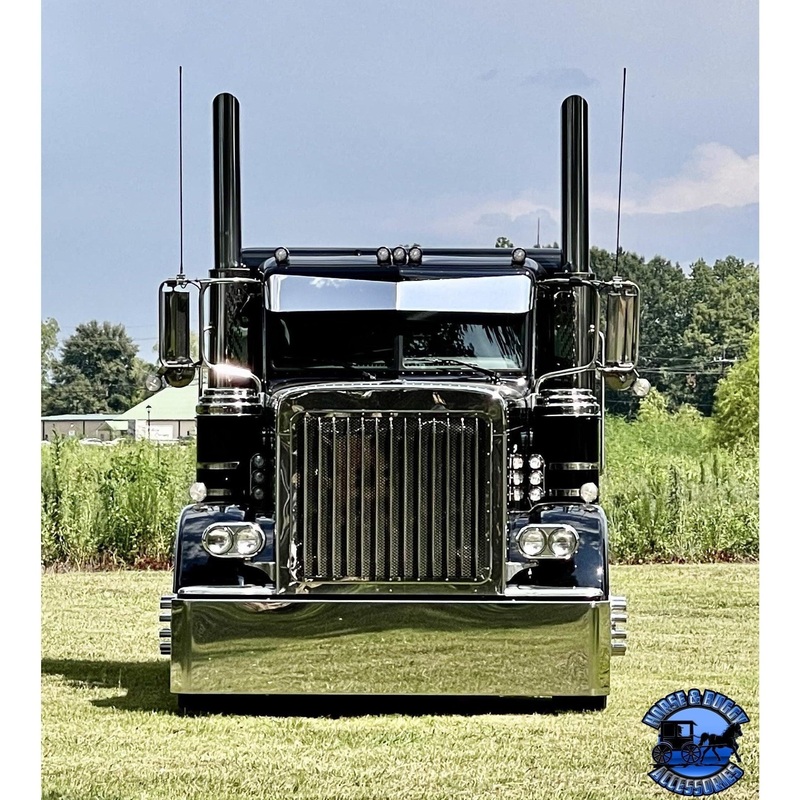 ROLLIN LOW PETERBILT 11” X 7.5” FLAT BOTTOM VISOR V. TOP #1034