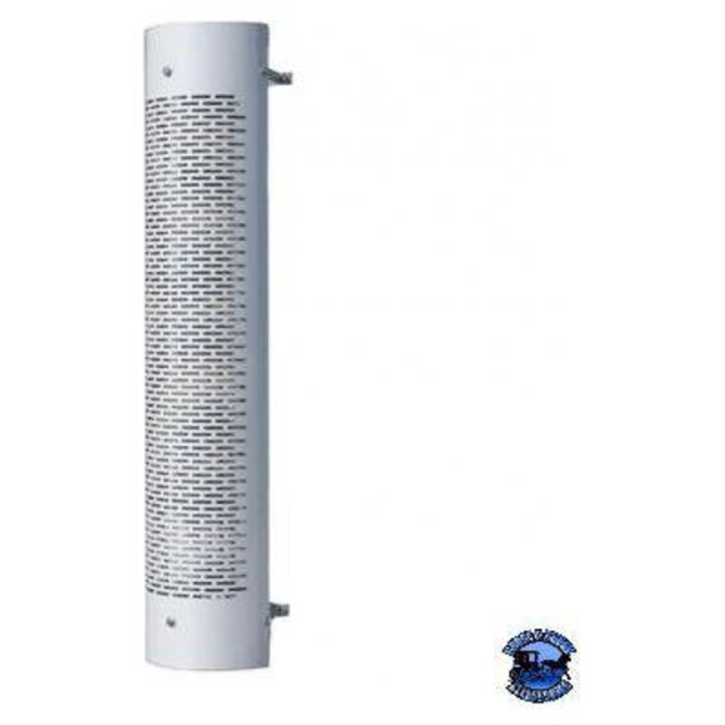 UNITED PACIFIC 48 TALL 270 DEGREE STAINLESS EXHAUST MUFFLER SHIELD – HORIZONTAL SLOT