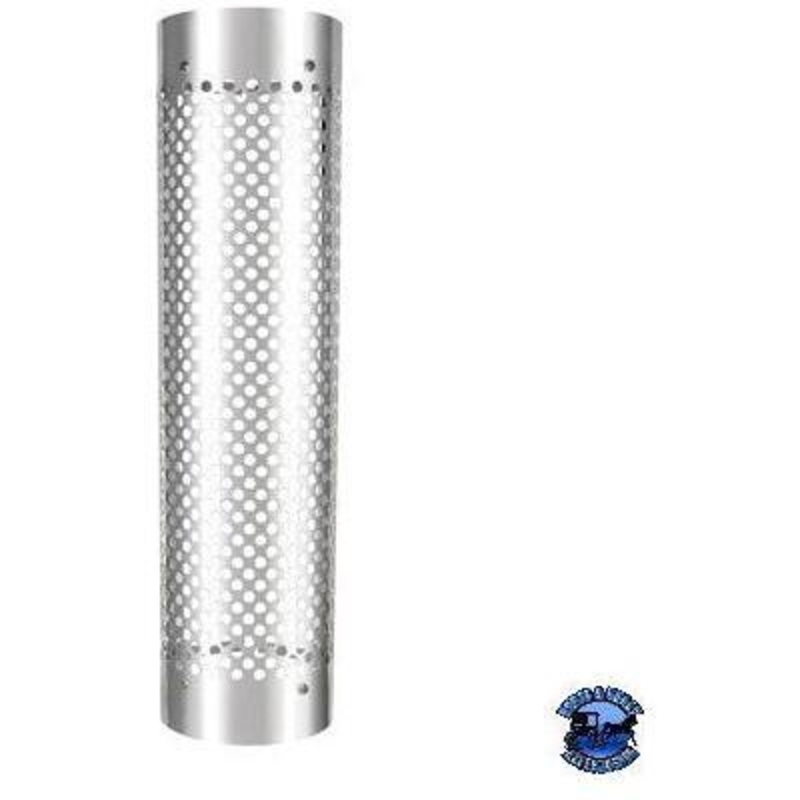 UNITED PACIFIC 48 TALL 270 DEGREE STAINLESS EXHAUST MUFFLER SHIELD – ROUND SLOT 9 and 10