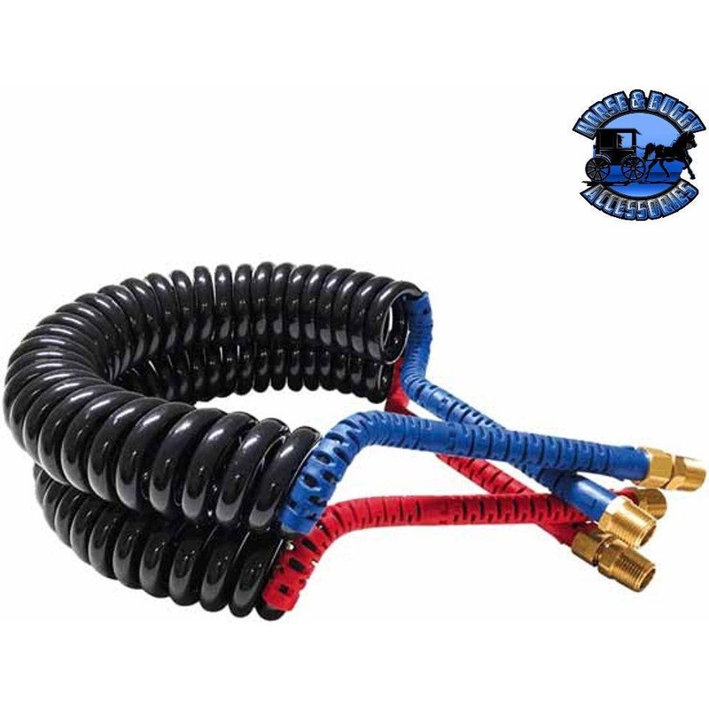 114-454 ReflexAllen (15 ft. long) Compact Air Hose Coil With Color Coded Grips (12 leads)