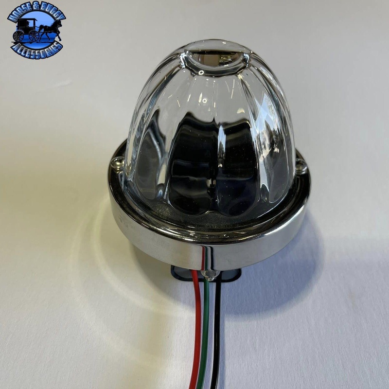 3 wire 3157 bulb-Sealed clear lens glass watermelon kit (bulb not included) #nu-3157-lc