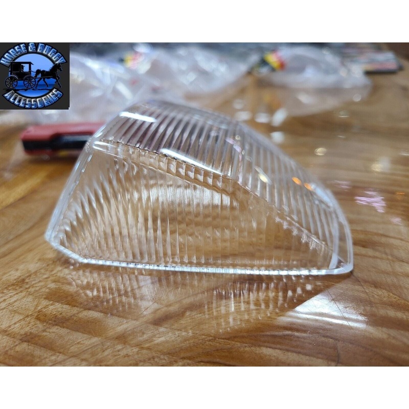 81319 CLEAR plastic lens for rectangular cab marker light  (Replacement lens for grakon 5000)