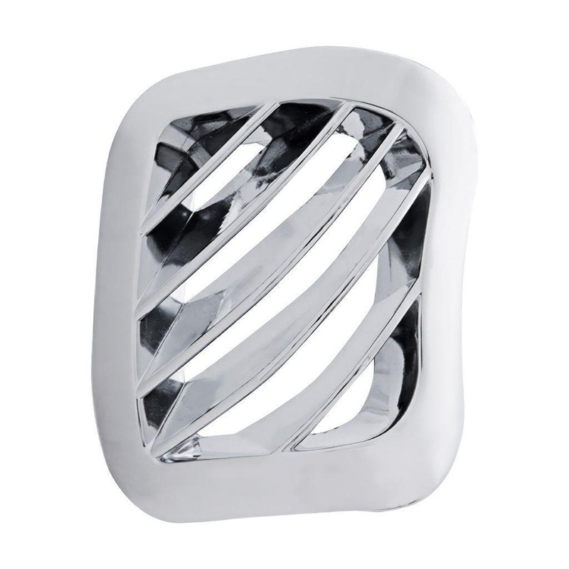 Chrome Plastic A/C Dash Corner Vent For 2006+ Peterbilt – Passenger up-41109