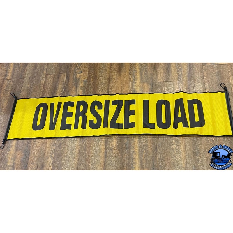 HDOLSPTP Heavy Duty Easy Hook Oversize Load Sign, 18 X 84