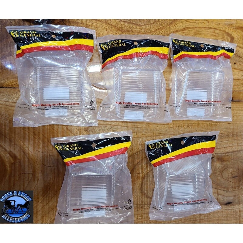 Kenworth grakon 5000 set of 5 clear lens conversion kit square cab lights (5x 81319)