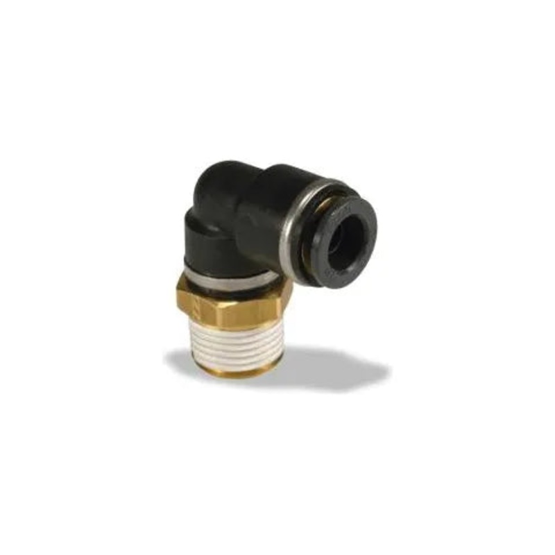 Push-Lock Air Brake Fitting, 90 Male Swivel Elbow #016284