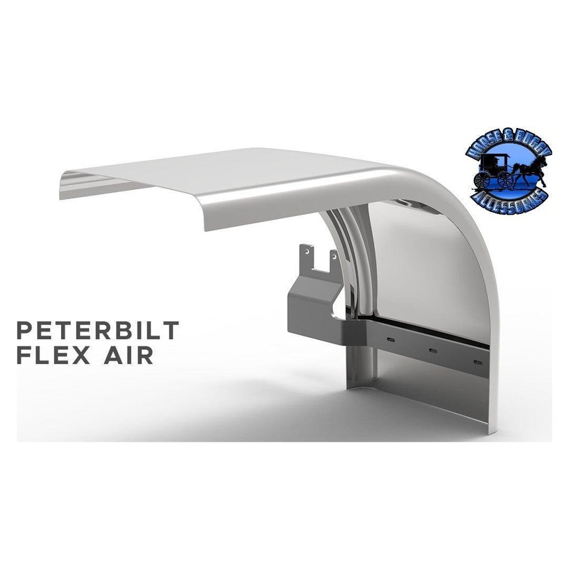 Shift Blind Mount brackets for Half Fenders Peterbilt Flex Air , Kenworth AG380L